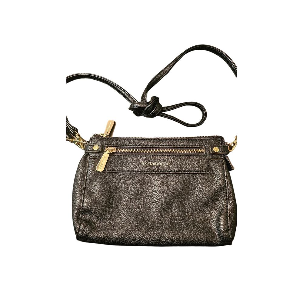 Liz Claiborne‎ Elly Crossbody Clutch Wristlet Black